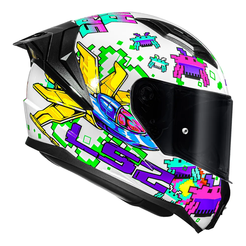 CAPACETE LS2 VIGO SPACE ATTACK BRANCO