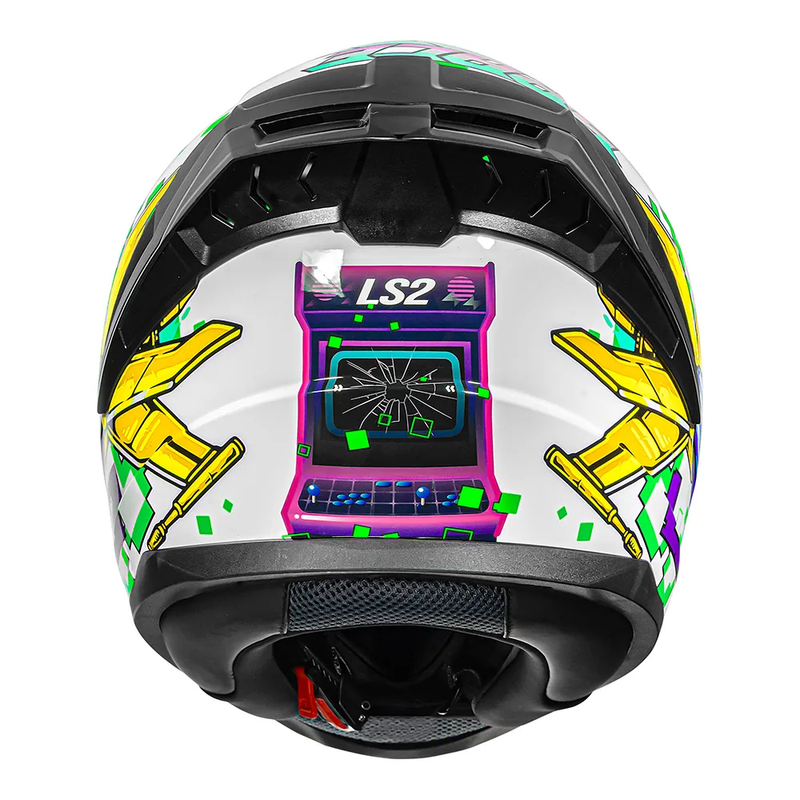 CAPACETE LS2 VIGO SPACE ATTACK BRANCO