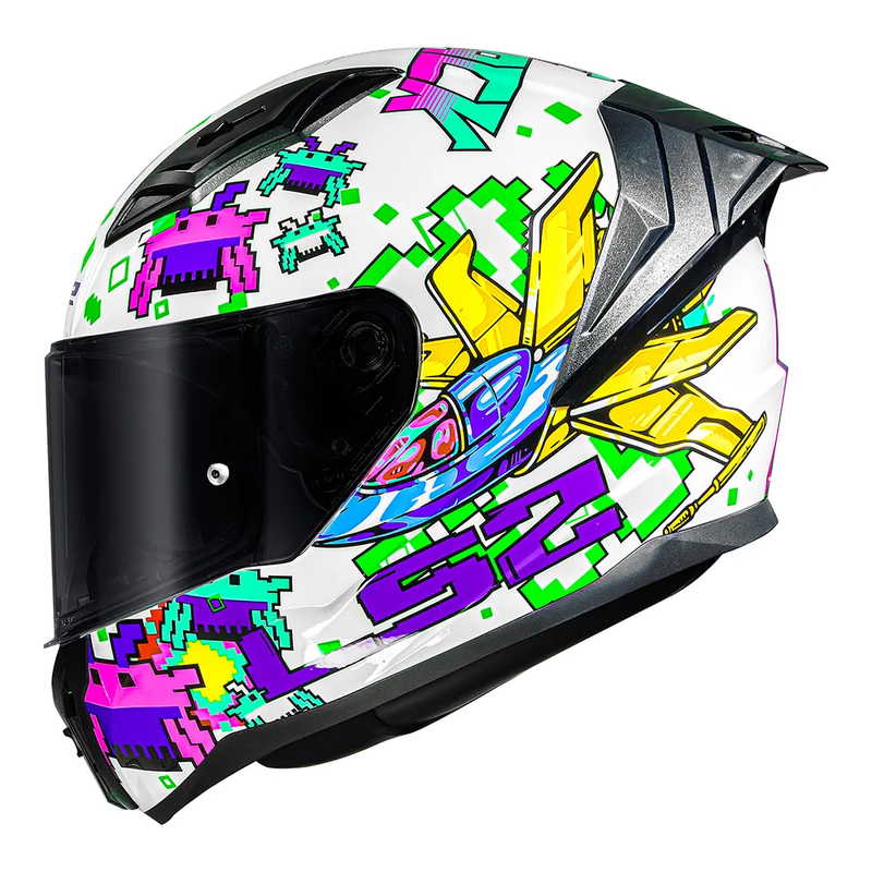 CAPACETE LS2 VIGO SPACE ATTACK BRANCO