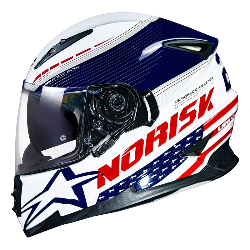 CAPACETE NORISK SOUL II GRAND PRIX USA