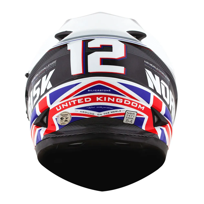 CAPACETE NORISK SOUL GRAND PRIX UNITED KINGDOM