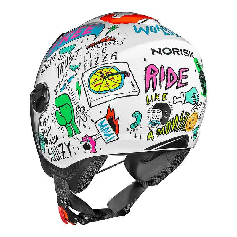 CAPACETE NORISK ORION SV FREE BRANCO