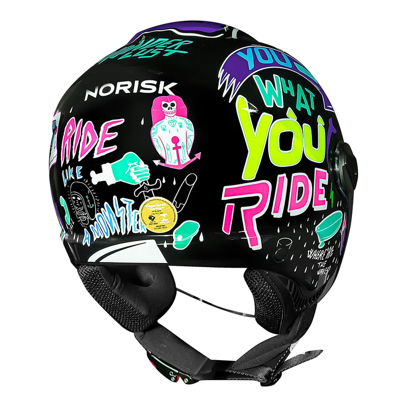 CAPACETE NORISK ORION SV FREE PRETO
