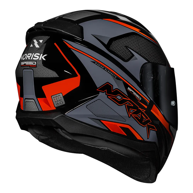 CAPACETE NORISK RAZOR SPEEDMAX VERMELHO